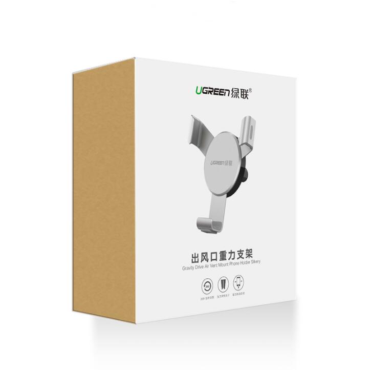 ugreen gravity car air wind installation support reaction cell phone