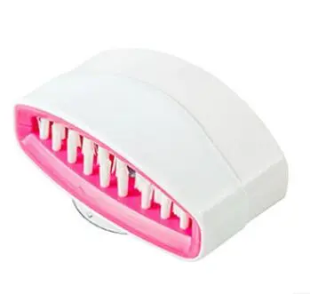 Creative Kitchen Knife And Fork Chopsticks Cleaning Brush With Suction Cup Fruit And Vegetable Cleaning Brush Kitchen Cleaning Brush Pink - Shop at LoveMi