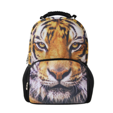 New fierce animal backpack Large-capacity multi-function bag Dinosaur tiger pattern backpack