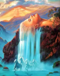 Landscape Cat Diamond Painting New Crystal Diamond Embroidery Painting - 20X25 - View 1