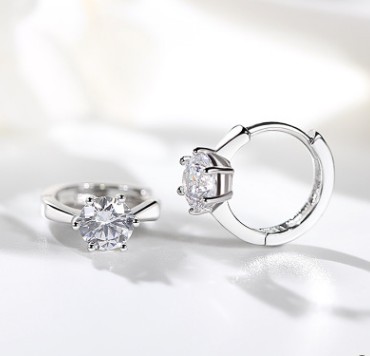 South Korea version of all around ear buckle female temperament simple ear Earrings sweet character ear accessories