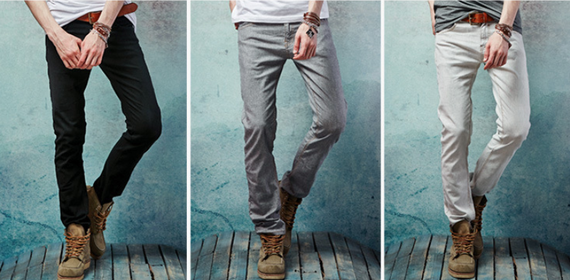Summer men's casual pants men's cotton and linen thin casual pants men's slim trousers