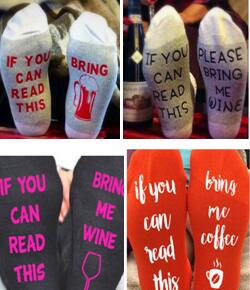 Bring Me Wine Socks