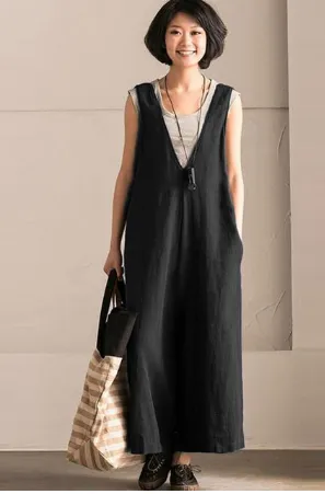 Dalis Cotton Overalls 3 Color - Black