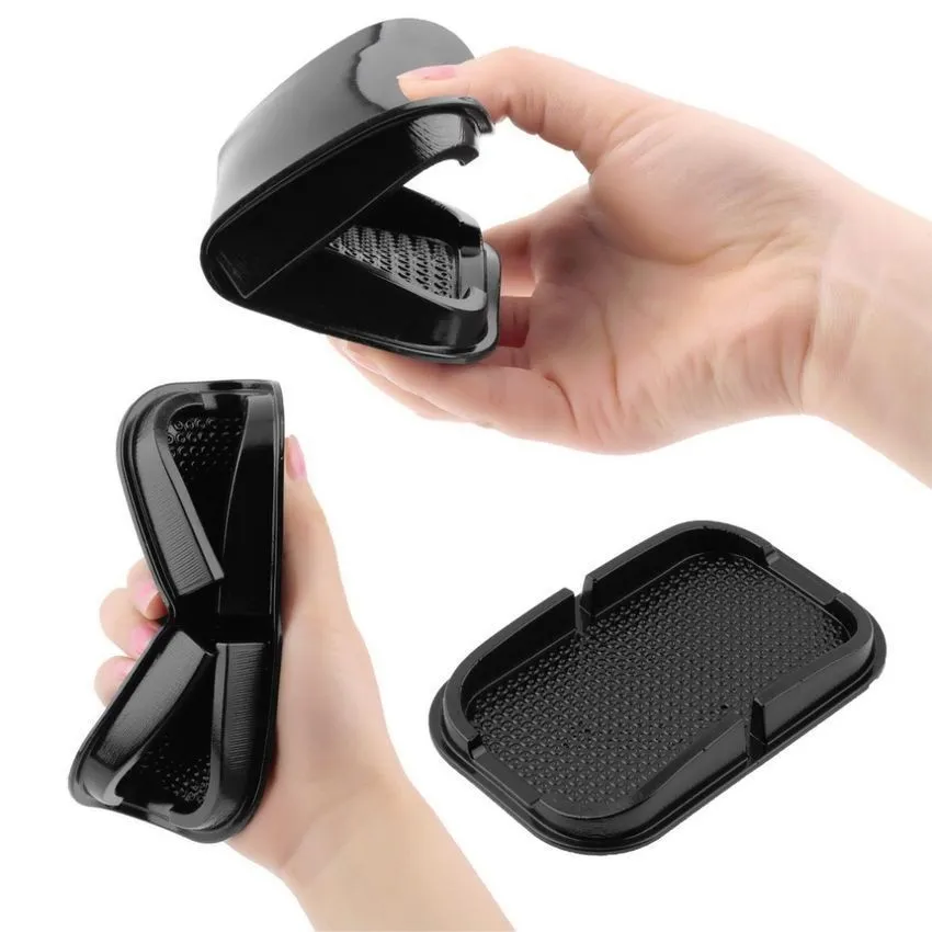 Compatible with Apple, Vehicle mounted antiskid pad iphone7P mobile phone navigation multi-functional support Pu box OPP bag – image 3