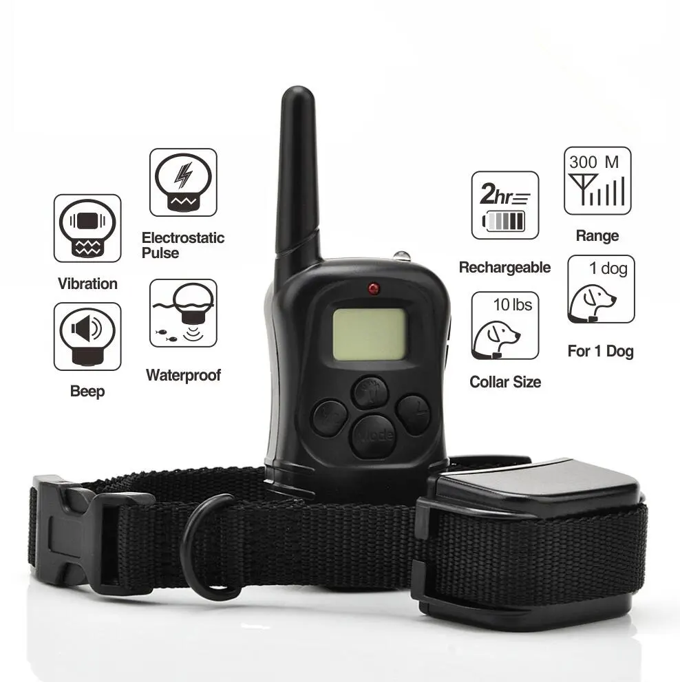 Electric Shock Collar Necklace Distance Training Dog for Dogs