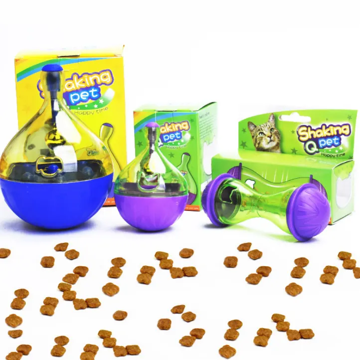 Interactive Cat IQ Treat Ball Toy Smarter Pet Toys