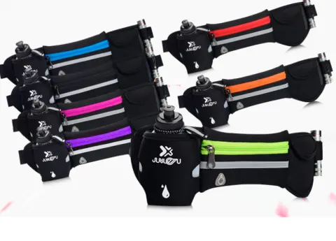 New Men's Outdoor Sports Bottle Pockets Women's Multi-function Running