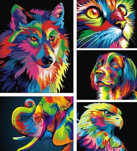 Hand-painted DIY digital painting