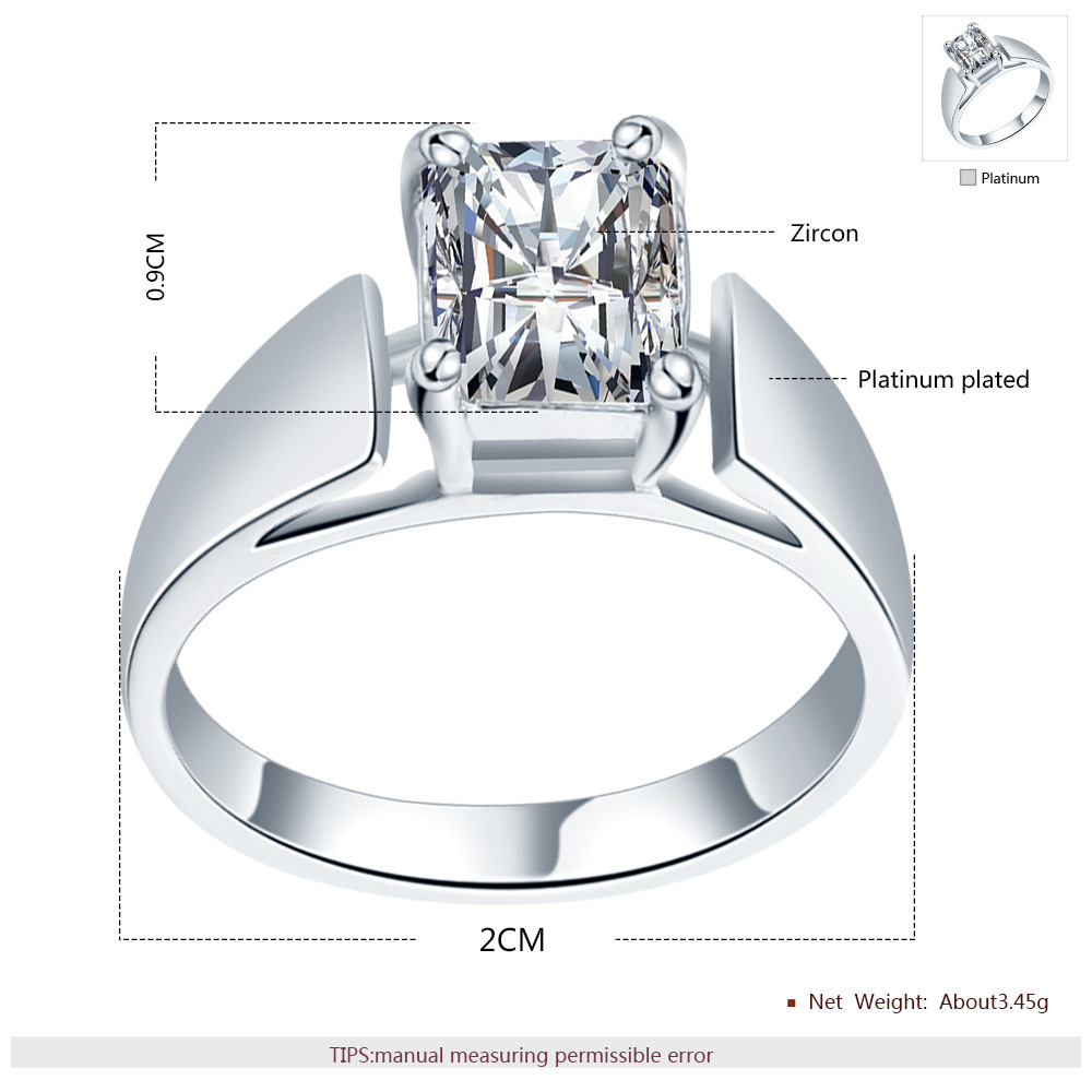 Fashion brief diamond ring