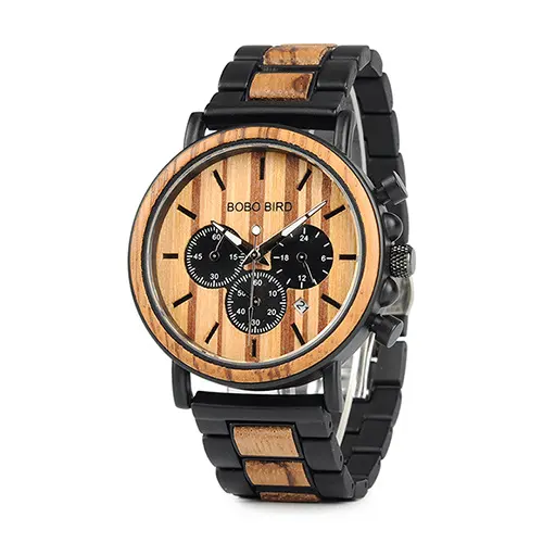 BOBO BIRD Wooden Men Watches Relogio Masculino Top Brand