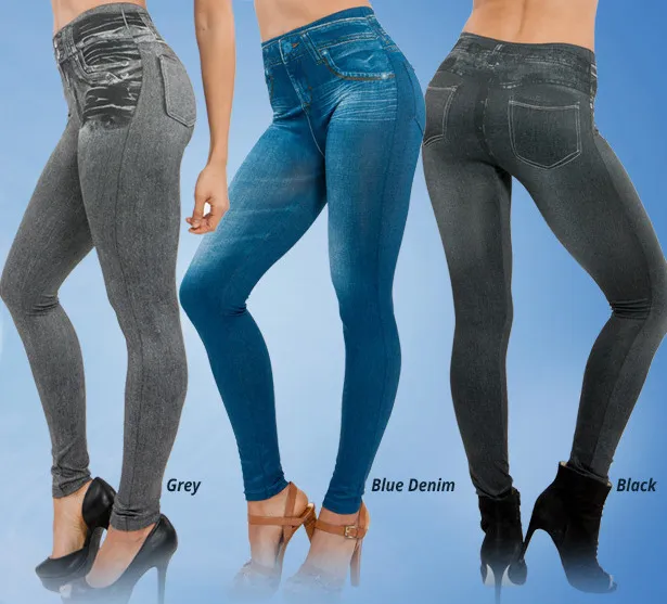 fashion women jean leggings S M - Shop at LoveMi