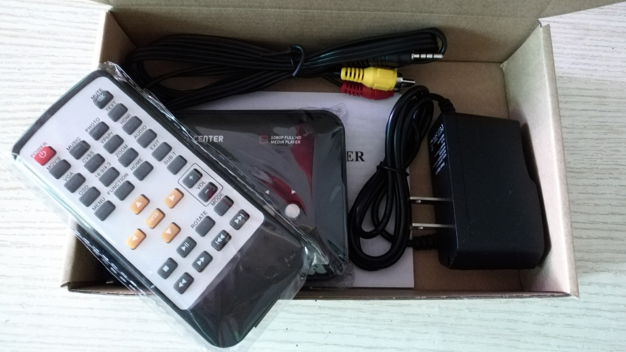 HDTV video player 1080P external U disk SD card mobile HD HDMI HD interface 7