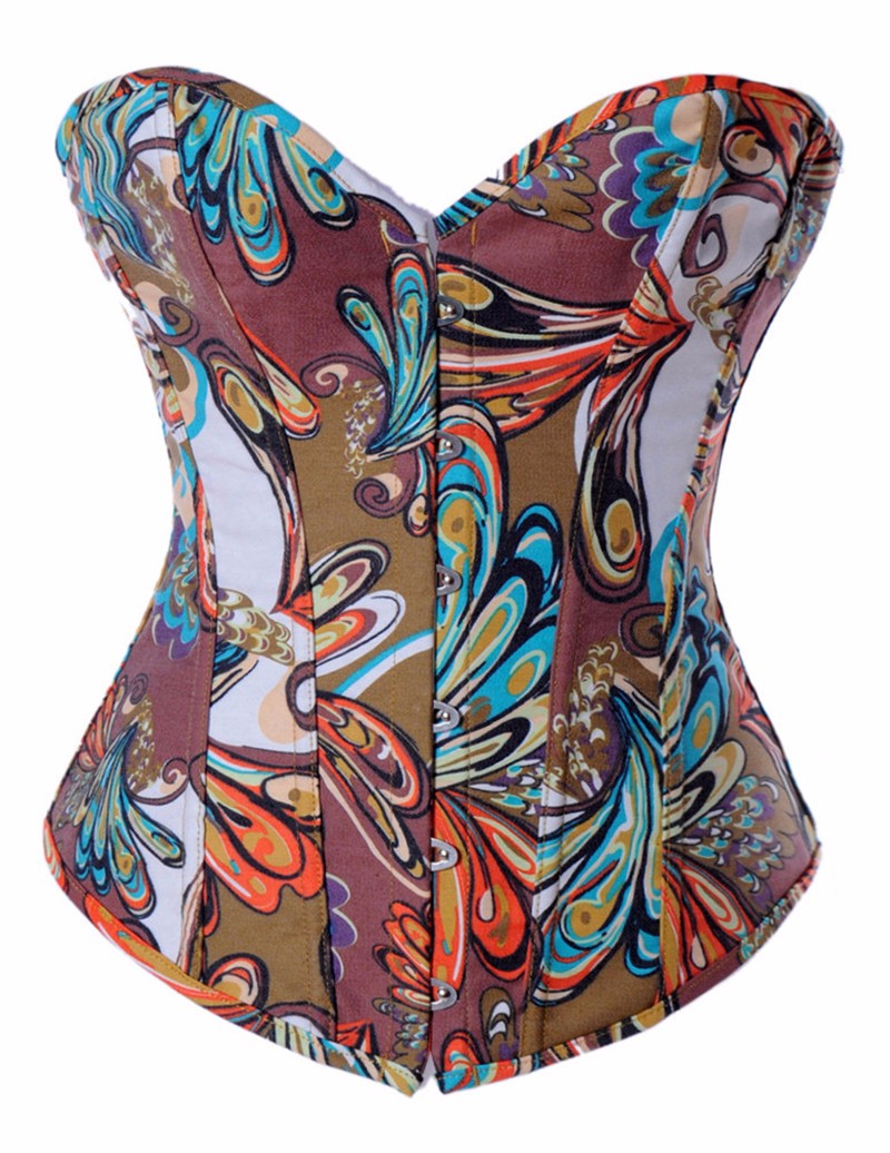 European and American court sexy corset corset multi-color