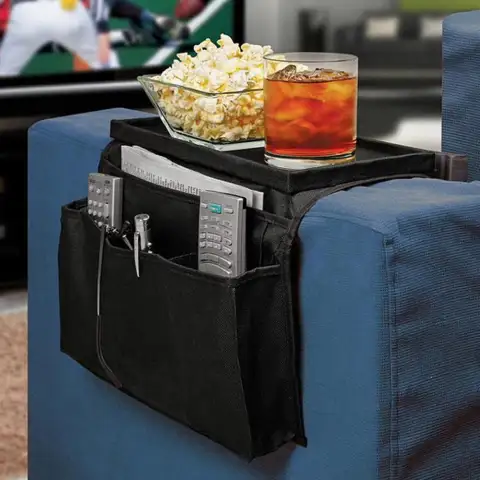 Handrail Couch Armrest Arm Rest Organizer Remote Control Holder
