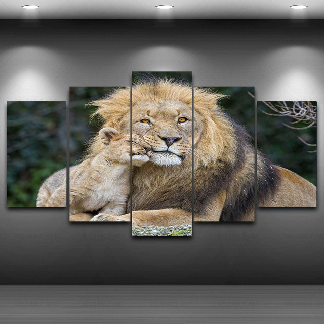 Decorative Painting Canvas Painting Spray-painted Bedroom Mural Hanging Wulian Painting Core