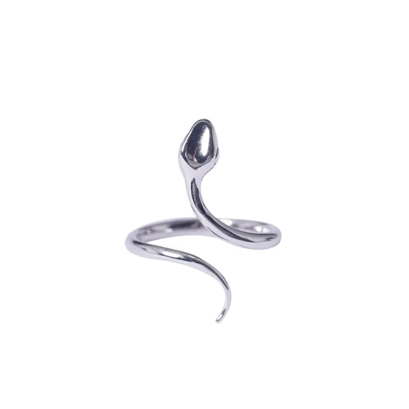 925 Sterling Silver Snake Rings for Women Creative Design