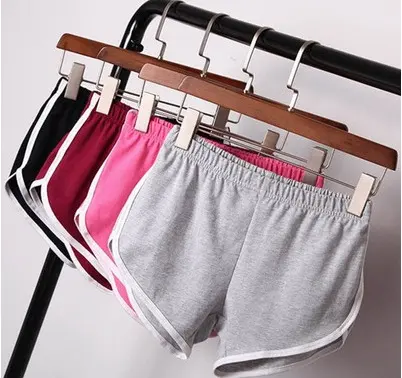 New Summer Shorts Women Casual Workout Waistband Skinny Short