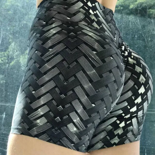Fitness digital printing base yoga shorts Black 3Xl - Shop at LoveMi