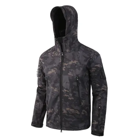 Shark Skin Soft Shell Men's Sport Camouflage Suit