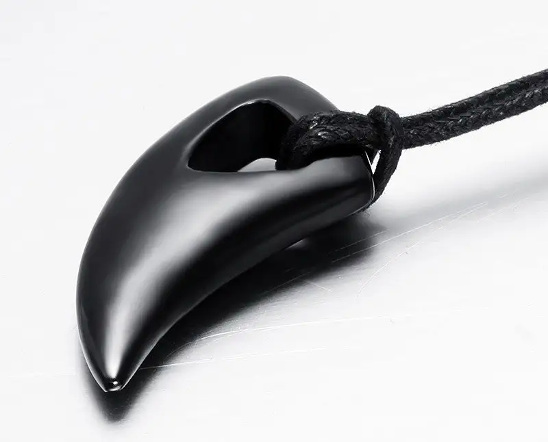 Black Stainless Steel Bull Horn