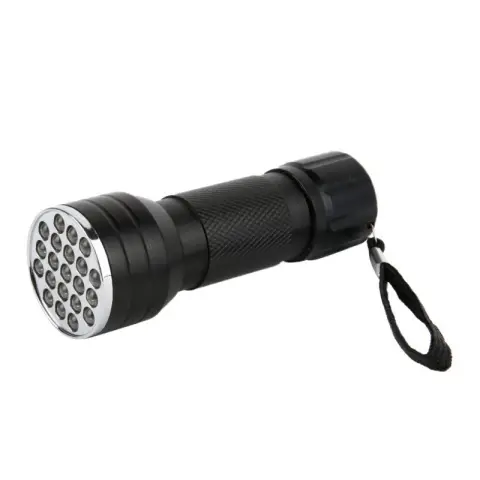 21LED Aluminum Alloy Ultraviolet Flashlight Scorpion Lamp UV Multi-function