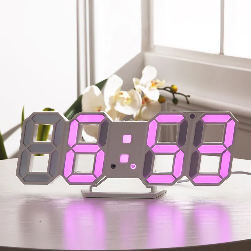 3D LED Wall Digital Clock – image 9