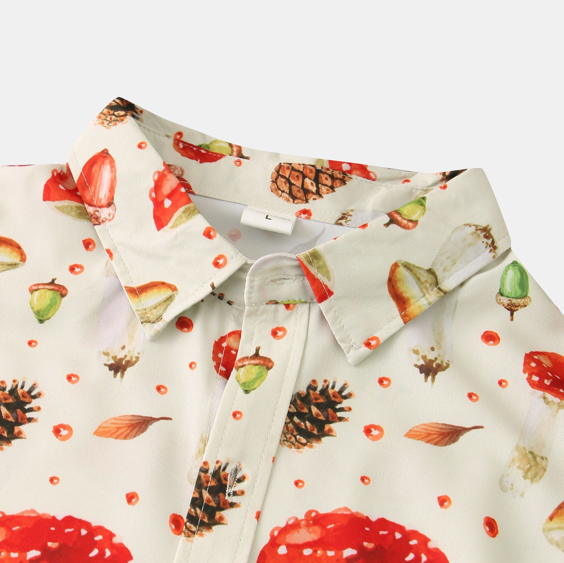 Title 3, Losse Cardigan-shirt met bloemenprint en korte ...