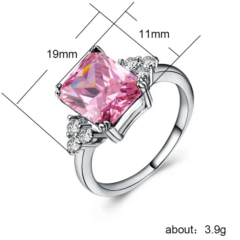 Cubic Zircon Ring