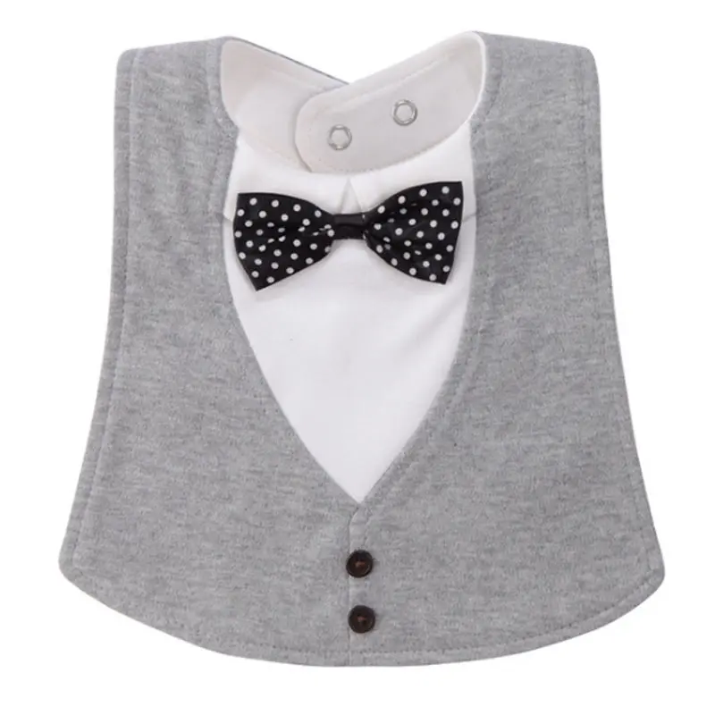 Gentleman Style Bibs Waterproof Baby Bib Novelty Burp Cloths