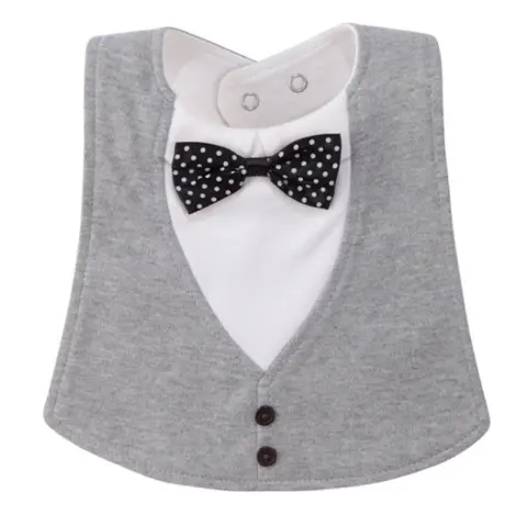 Gentleman Style Bibs Waterproof Baby Bib Novelty Burp Cloths