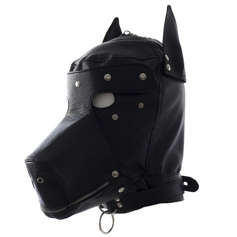 Black dog headgear