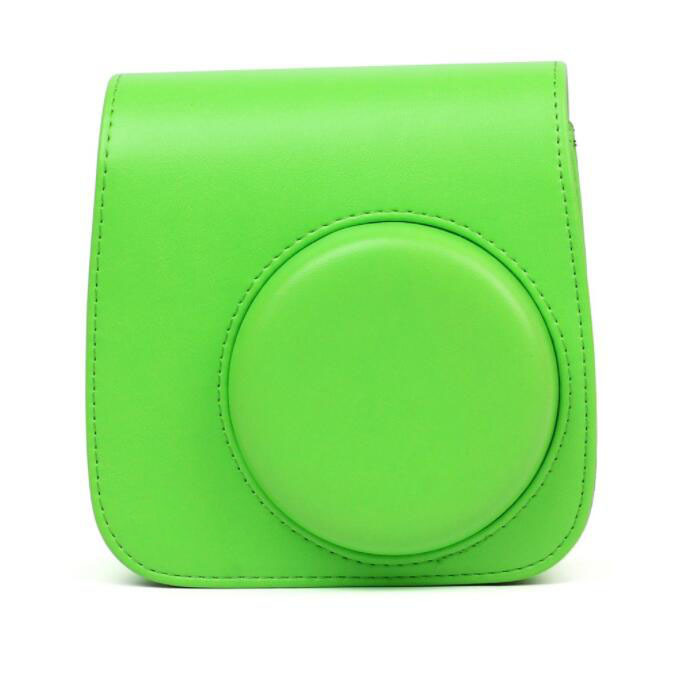 Leather camera bag protect case small pu camera shoulder bag — view 5