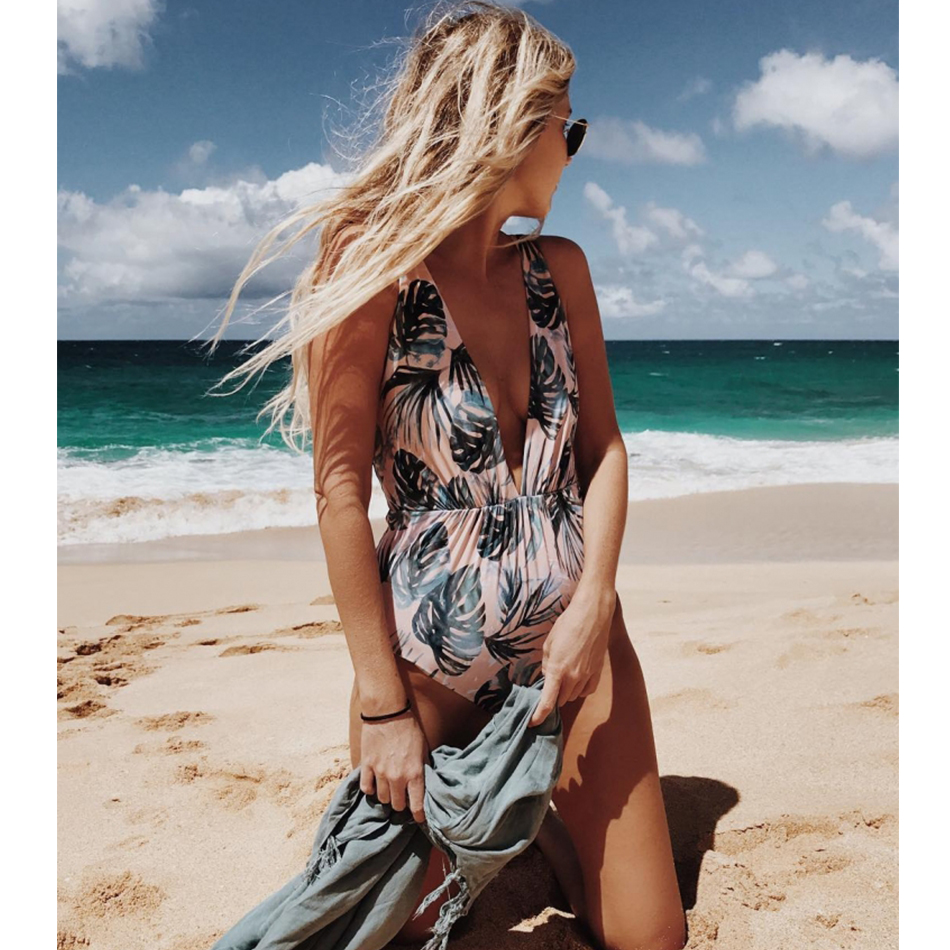 One-piece Swimsuit Deep V Sexy Bikini - Image 4