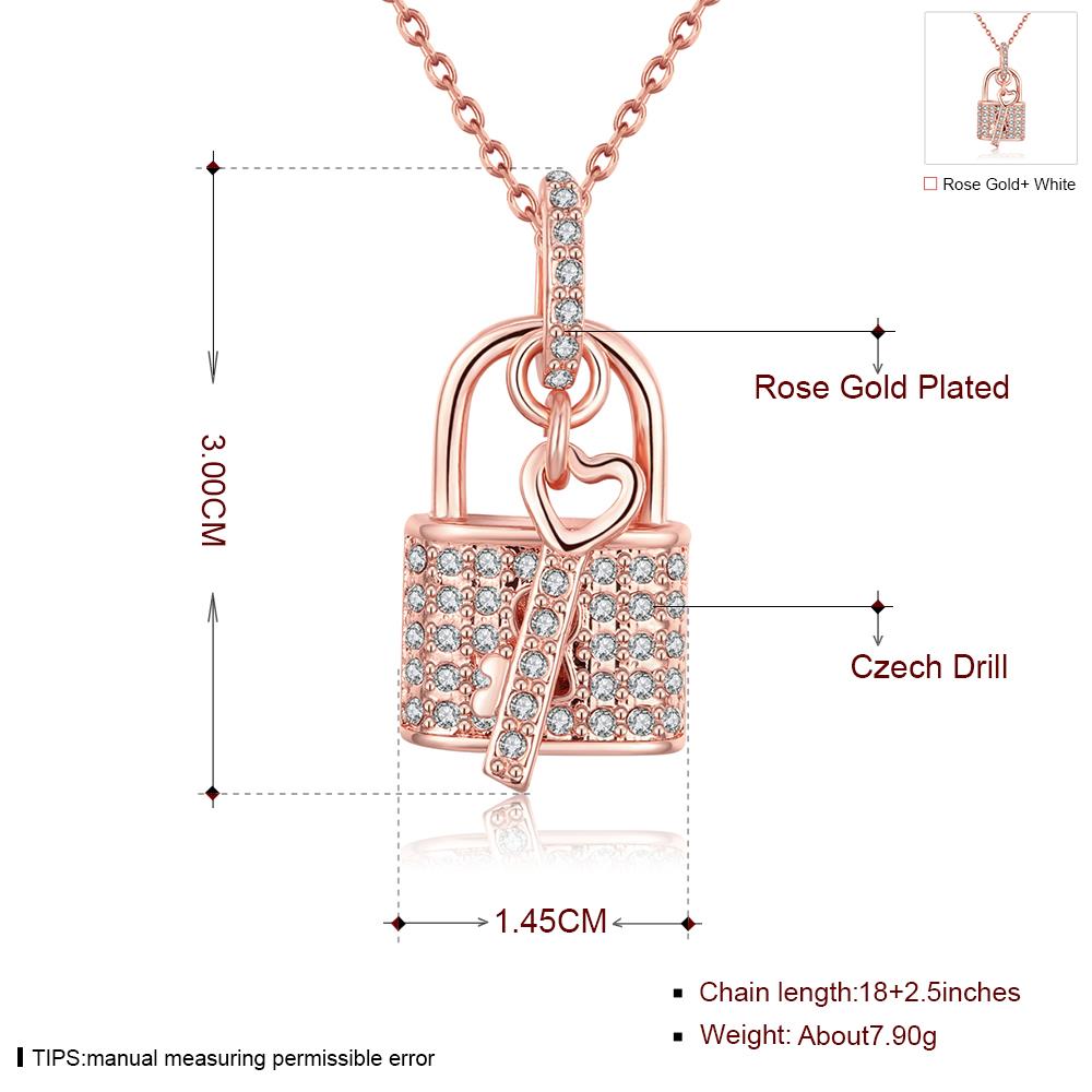 Key-to-your-Heart Rose Gold Necklace