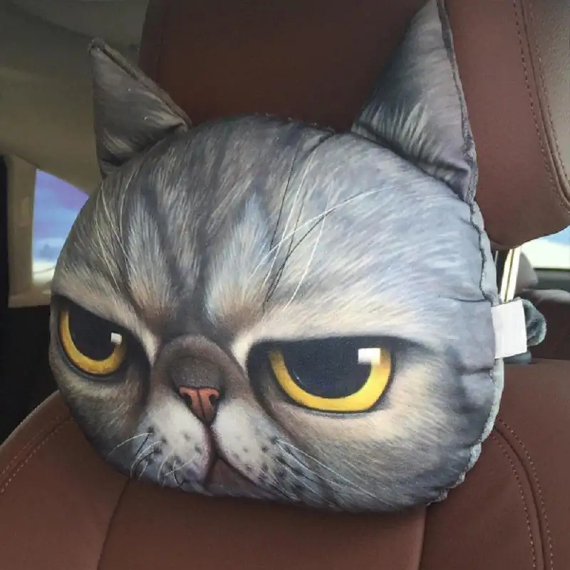 Cat Lovers - Car Headrest Pillow