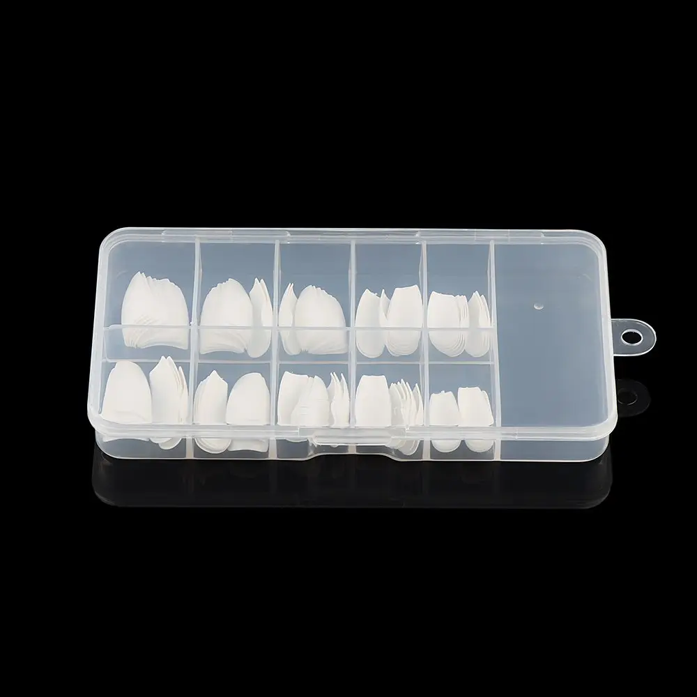 Women's Long Fashion False Ballerina Casket Shape Nails Full