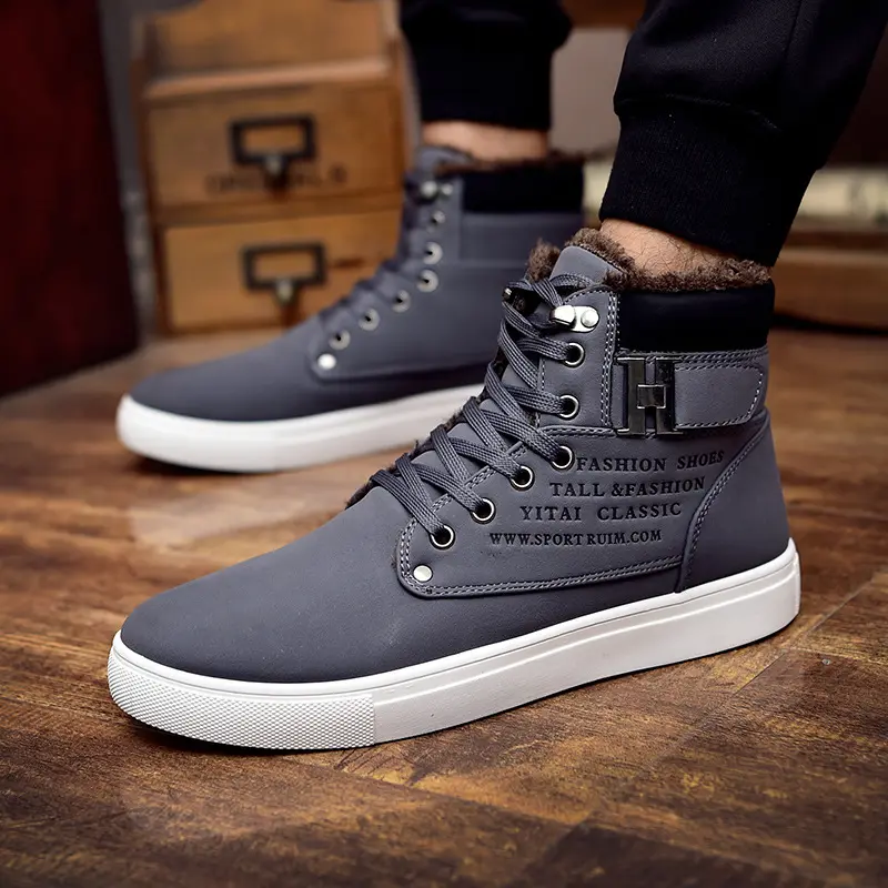 DEKABR Hot Men Shoes Fashion Warm Fur