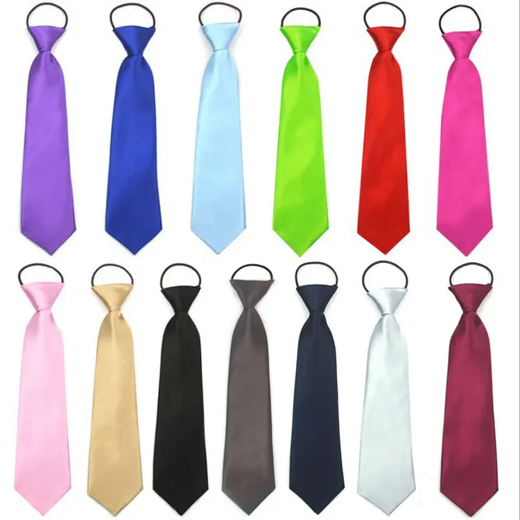Children's Solid Color Tie Rubber Band Elastic Student Kindergarten