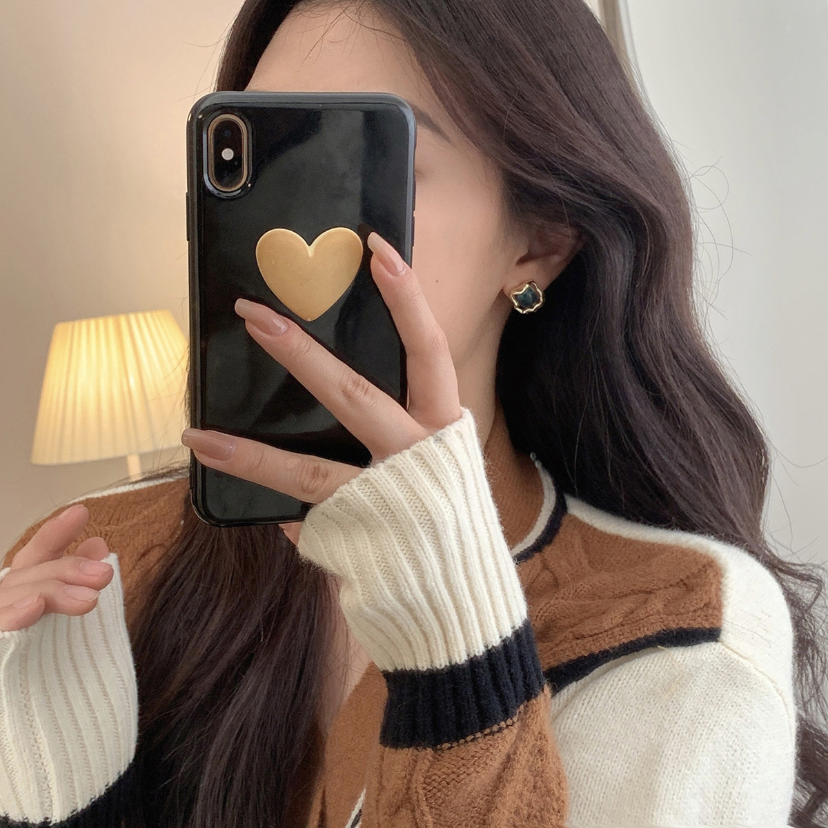 Silver Needle French Retro Niche Design Is Irregular Alloy Ear Studs