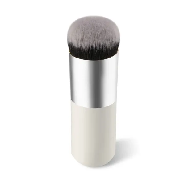Chubby pier makeup brush foundation powder brush beauty makeup tools Silver - Shop at LoveMi