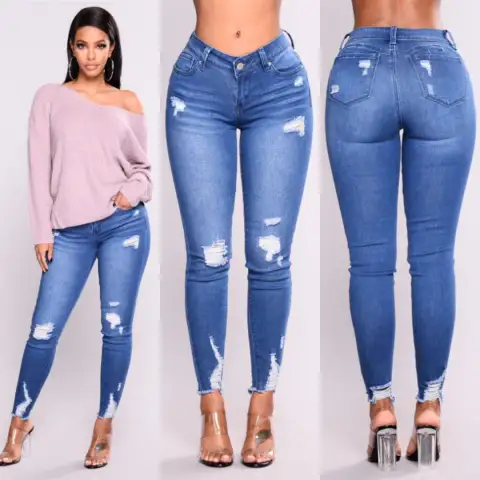 High Waist Stretch Slim Pencil Feet Pants