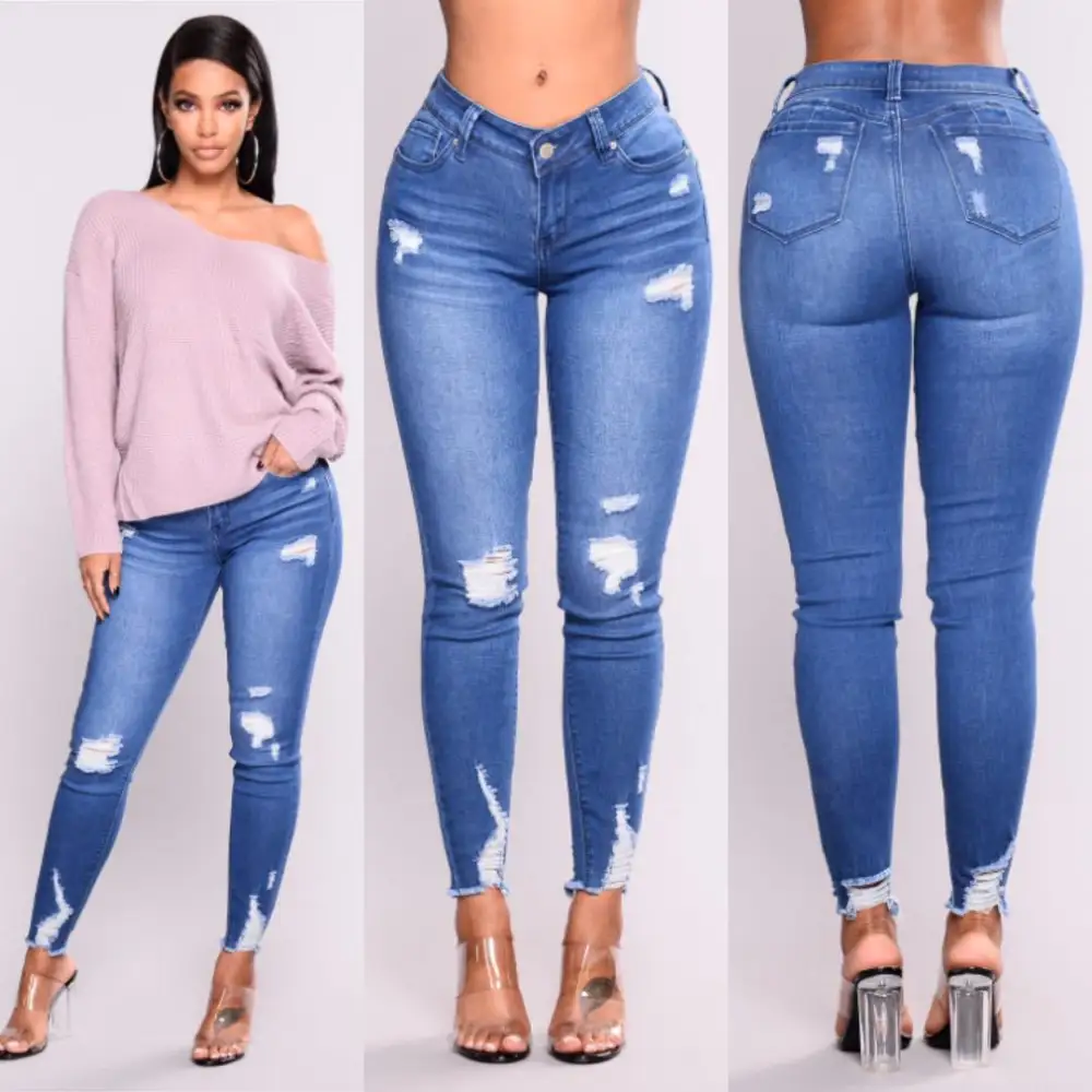 High Waist Stretch Slim Pencil Feet Pants