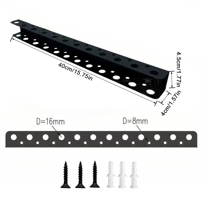 Screwdriver Holder Wall Mounted Pliers Organizer Garage Storage-Rack — image 8
