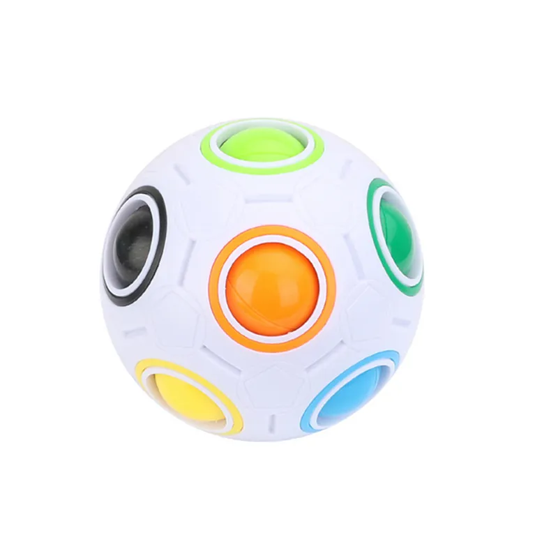 High Elasticity And Fall Resistance Puzzle Rainbow Ball Toy – image 2