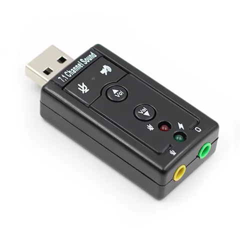 7.1 External USB Sound Card USB to Jack 3.5mm