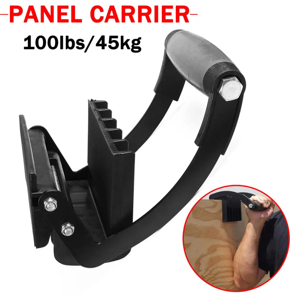 Metal Wood Panel Handle Portable Quick Clip
