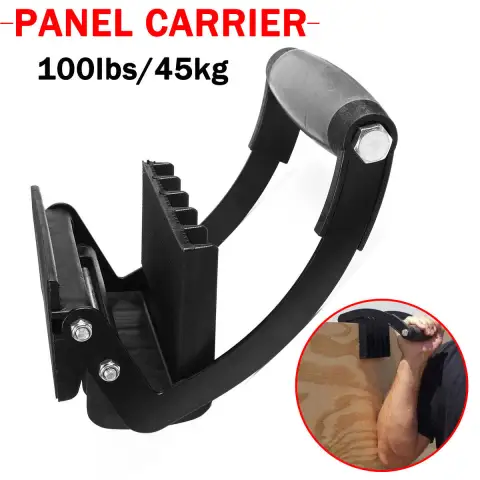 Metal Wood Panel Handle Portable Quick Clip