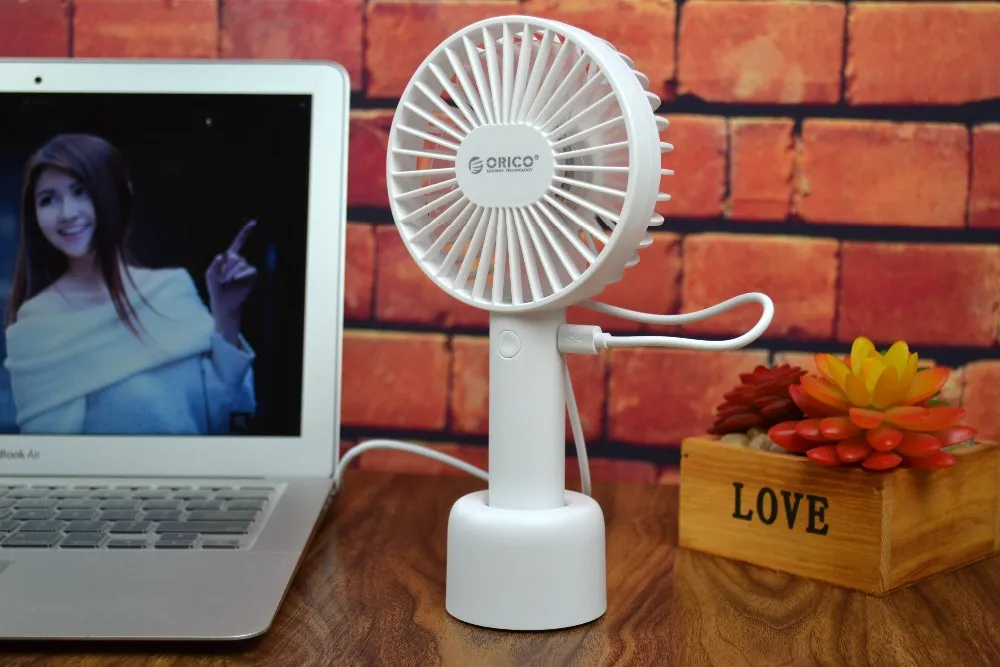 Handheld usb small fan rechargeable portable portable silent office desktop wind – image 6