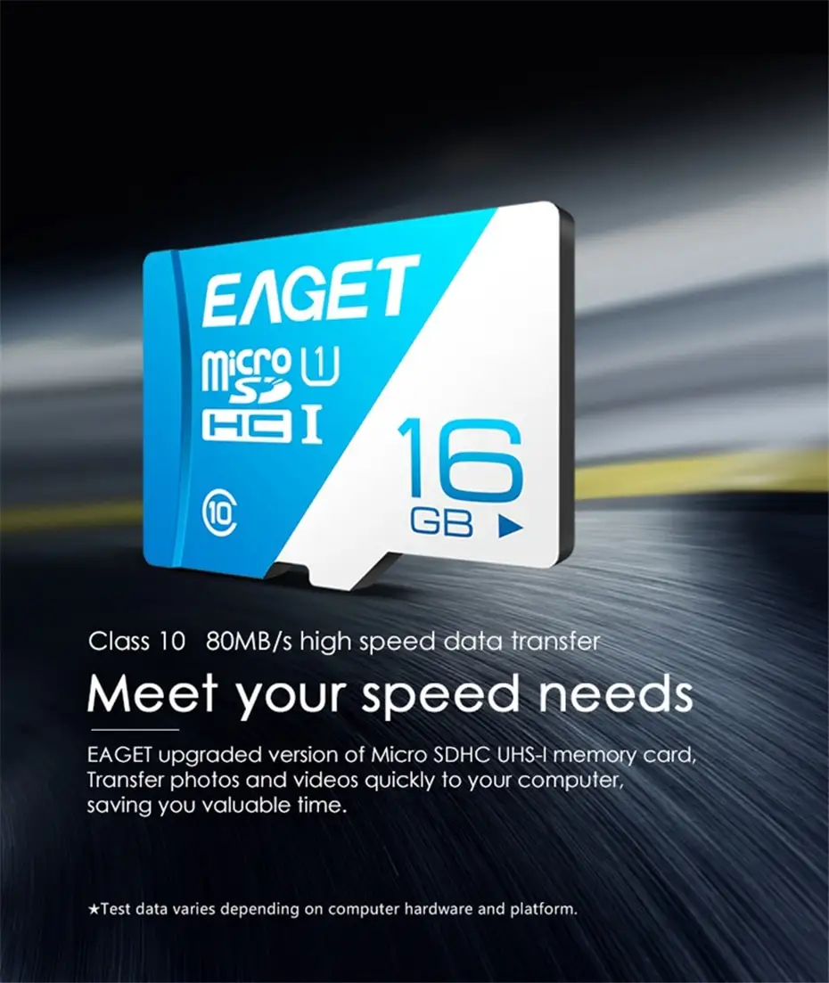 EAGET T1 Micro SD Card 64GB 32GB